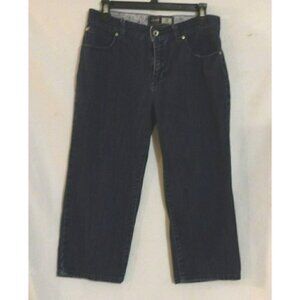 Izod Jeans Womens Just Right BootCut Mid Rise Dark Wash Denim Size 10